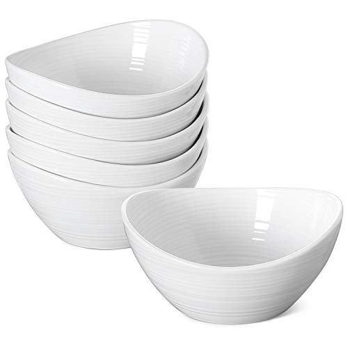 LE TAUCI Ice Cream Bowls 10 Ounce, Ceramic Small Bowls for Side