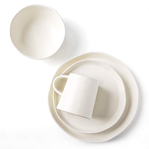 White matte outlet dinnerware